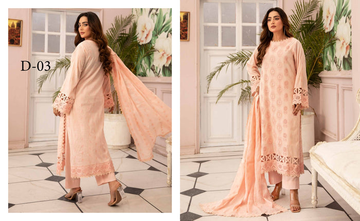 3 Piece Lawn suit
